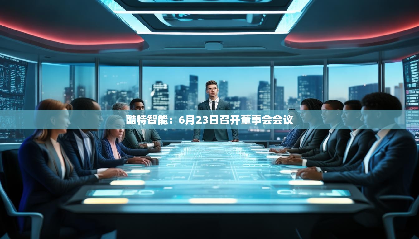 酷特智能：6月23日召开董事会会议