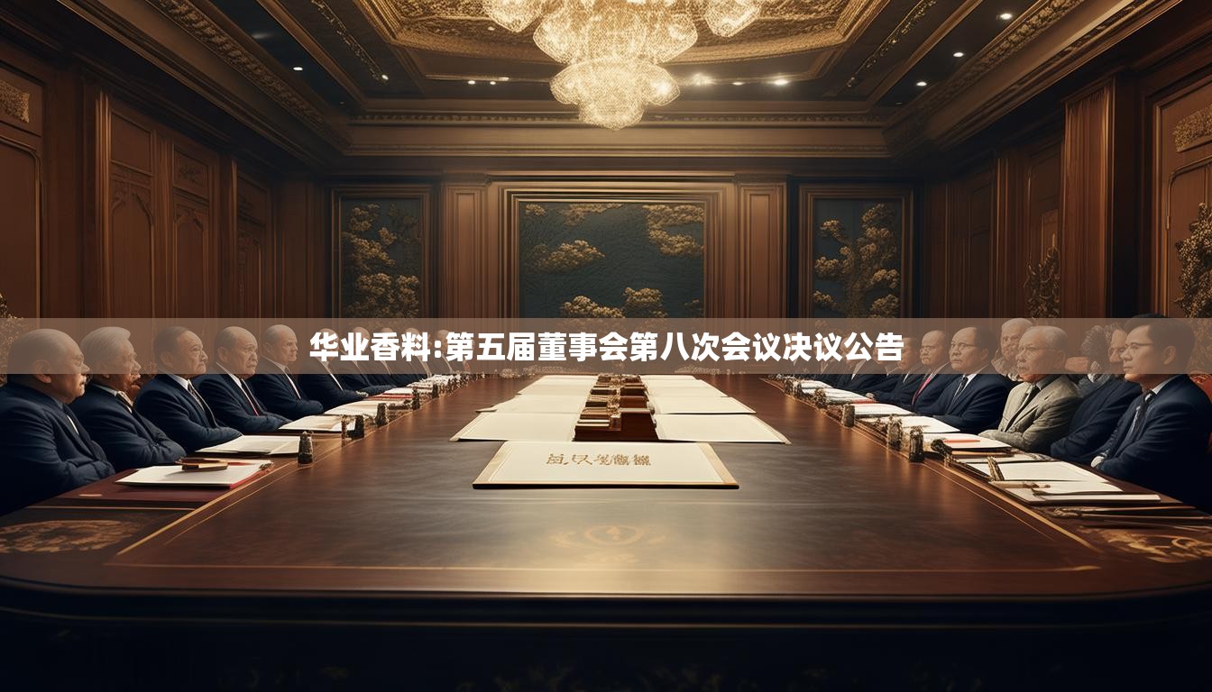 华业香料:第五届董事会第八次会议决议公告