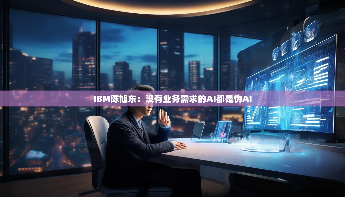 IBM陈旭东：没有业务需求的AI都是伪AI