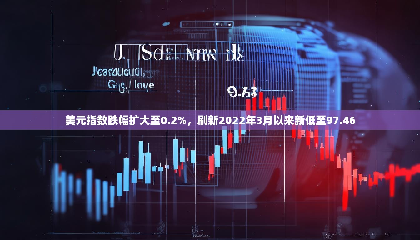 美元指数跌幅扩大至0.2%，刷新2022年3月以来新低至97.46