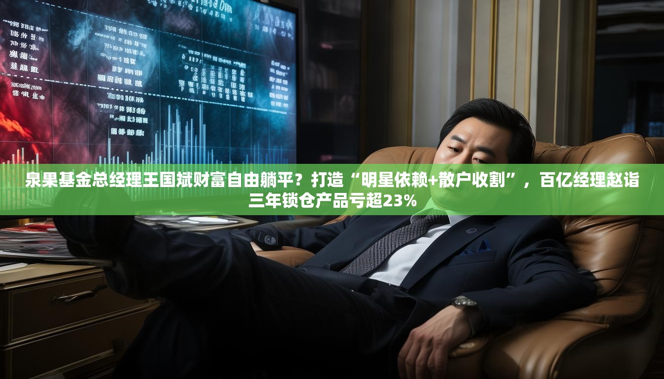 泉果基金总经理王国斌财富自由躺平？打造“明星依赖+散户收割”，百亿经理赵诣三年锁仓产品亏超23%