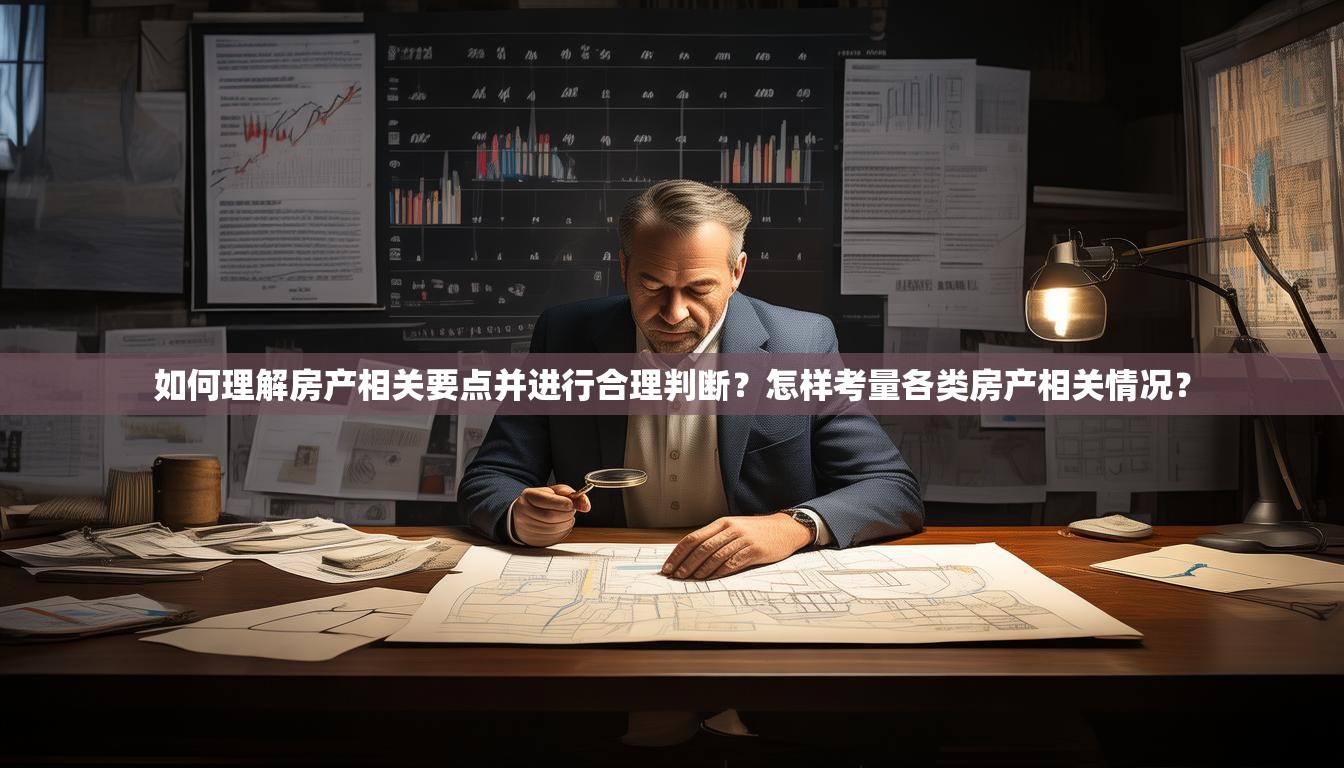 如何理解房产相关要点并进行合理判断？怎样考量各类房产相关情况？