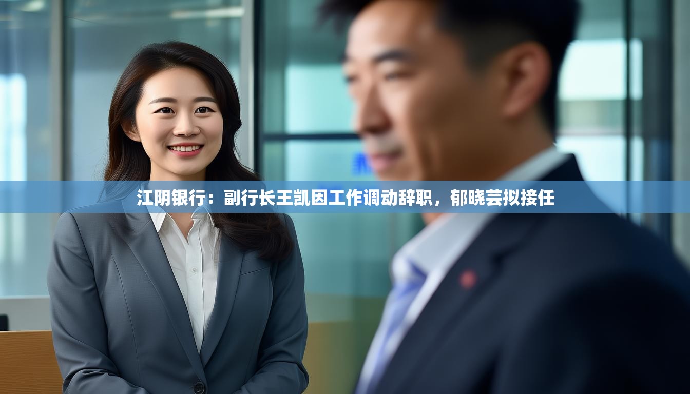 江阴银行：副行长王凯因工作调动辞职，郁晓芸拟接任