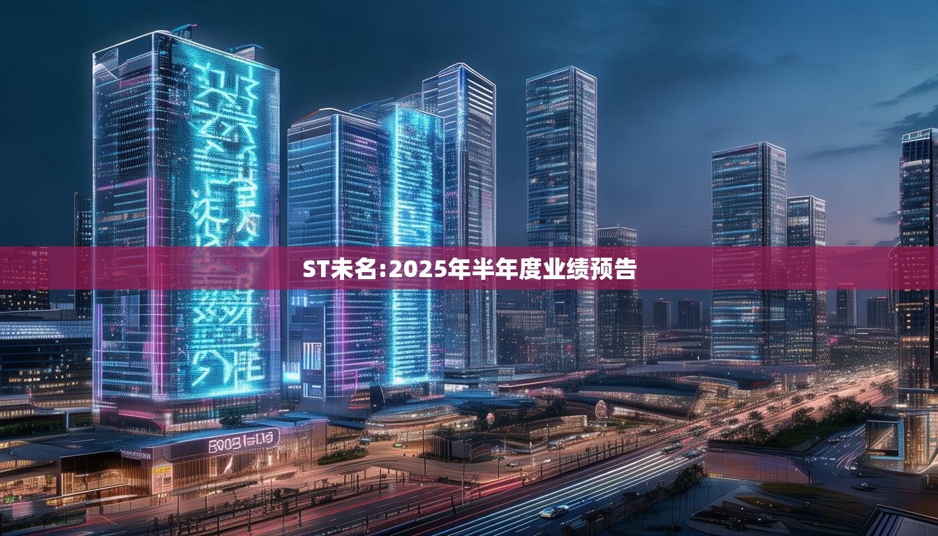 ST未名:2025年半年度业绩预告