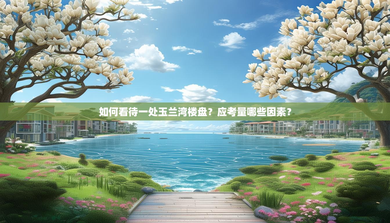 如何看待一处玉兰湾楼盘？应考量哪些因素？