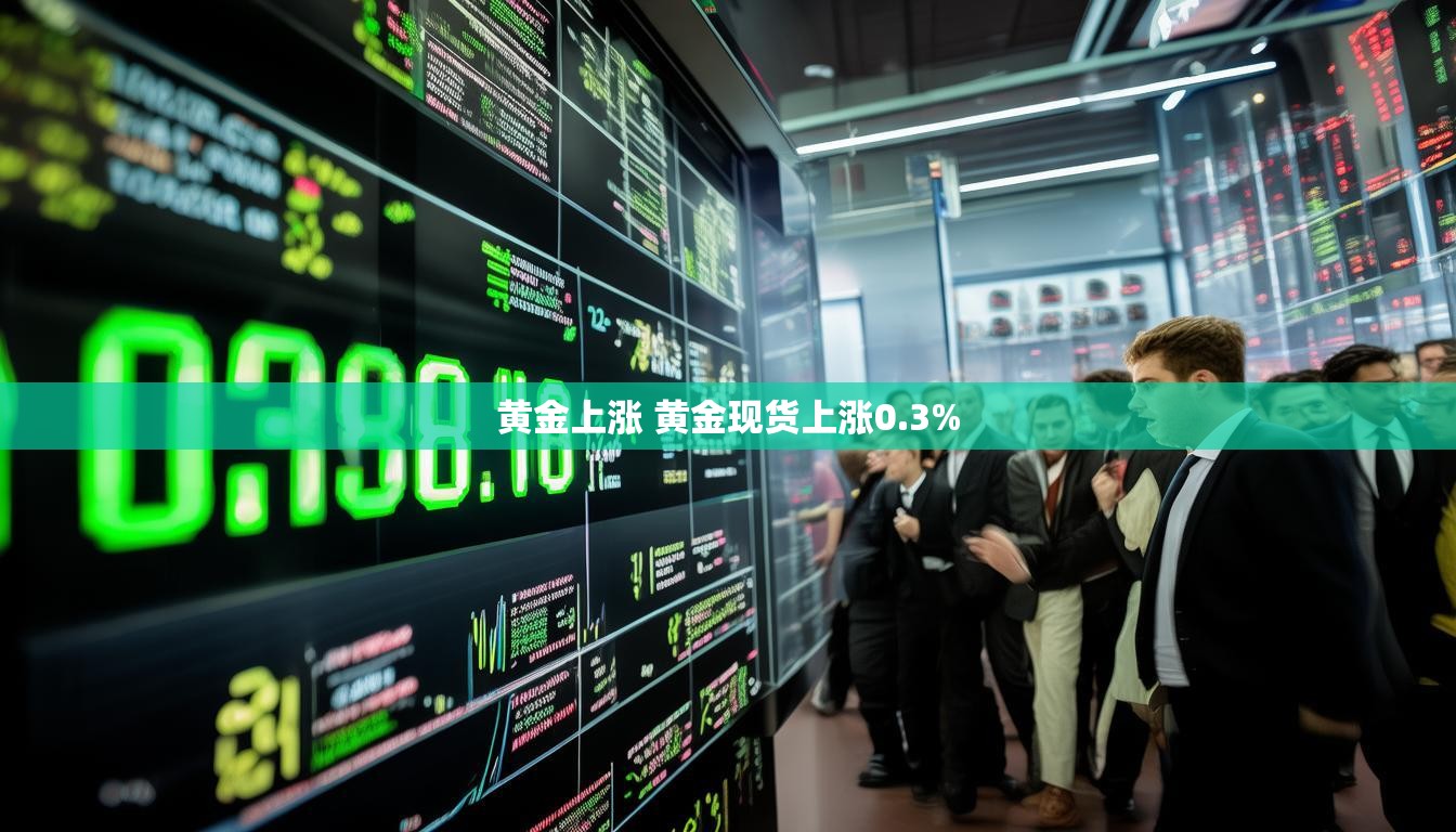 黄金上涨 黄金现货上涨0.3%