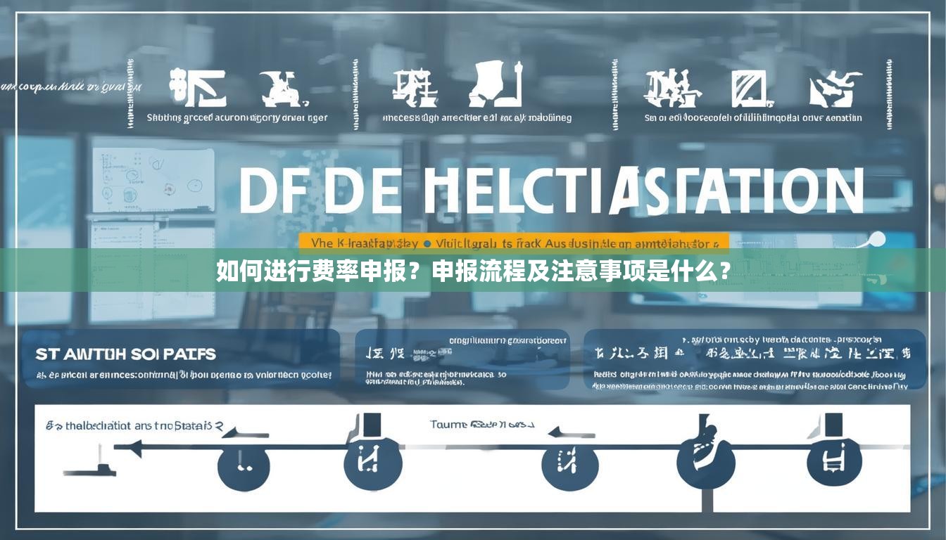 如何进行费率申报？申报流程及注意事项是什么？